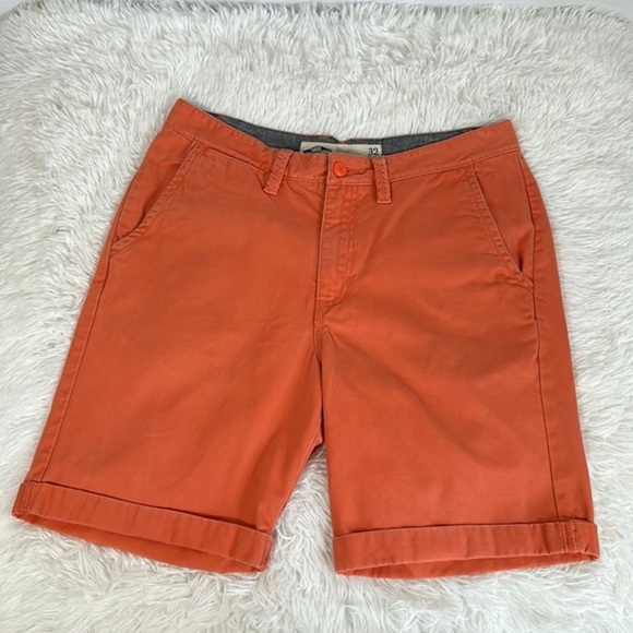 Vans Coral/Orange Denim Style Shorts - Picture 1 of 8
